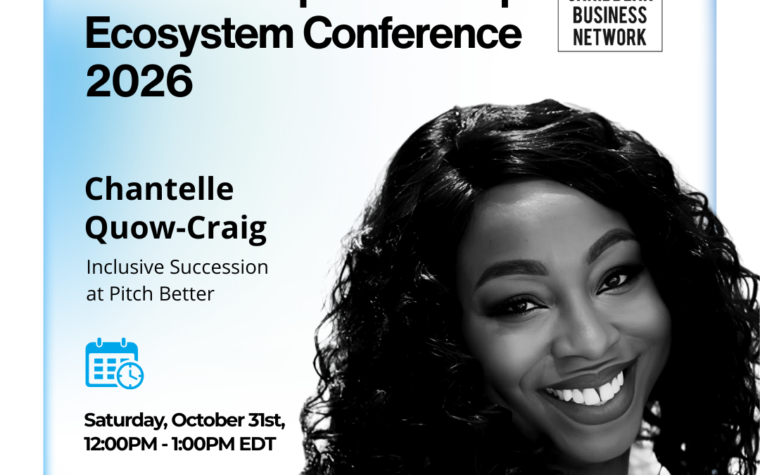 Chantelle Quow-Craig, President and CEO of CQ Business Consulting, speaking about buying an existing business in Canada