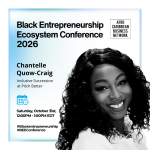 Chantelle Quow-Craig, President and CEO of CQ Business Consulting, speaking about buying an existing business in Canada
