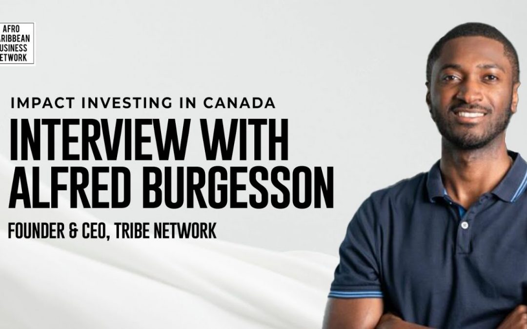 Alfred Bergeson speaking on racialized entrepreneurs in Canada during an ACBN interview.