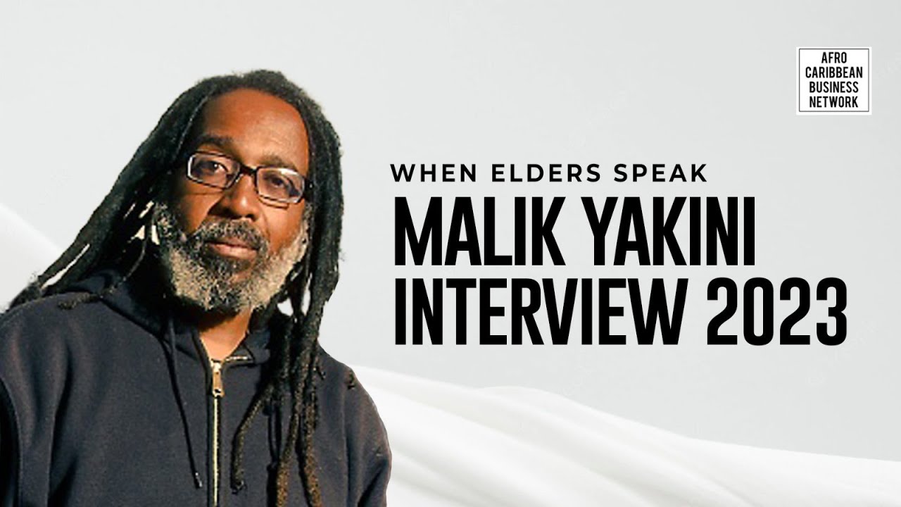 “Baba Malik Yakini speaking on Black entrepreneurial resilience during an ACBN interview.”