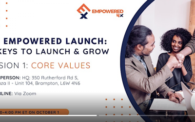 Day 1 – Small Business Month Series: Core Values for Small Business