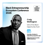 Craig Wellington, CEO of the Black Opportunity Fund, speaking about Black generational wealth in Canada at ACBN's BEEConference 2026
