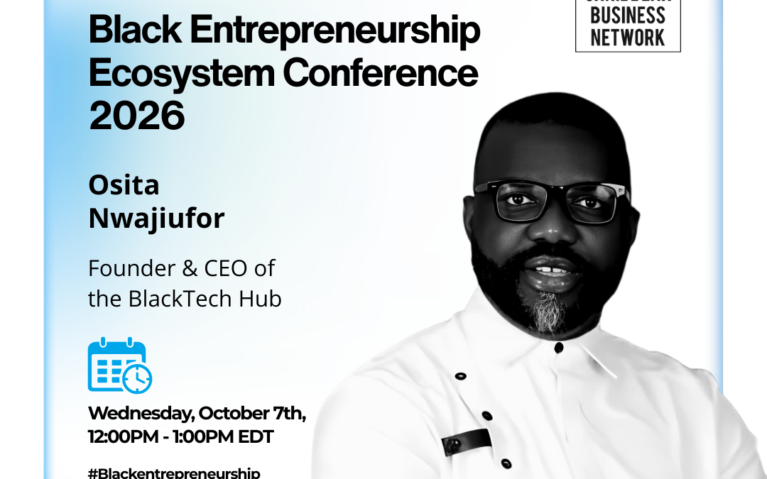 AI Economic Opportunity for Black Canadians: A Fireside Chat with Osita Nwajiufor