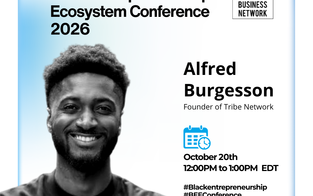 Alfred Burgesson, Founder of Tribe Network, speaking about Black entrepreneurs in Atlantic Canada at ACBN's BEEConference 2026